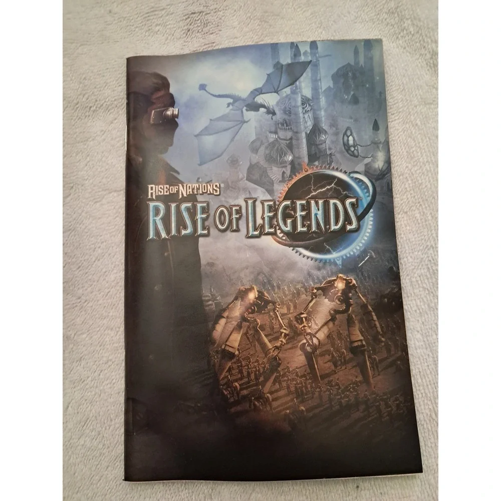 Rise of Nations Rise of Legends PC Game Microsoft 2006 Big Huge Games RTS 2-Disc